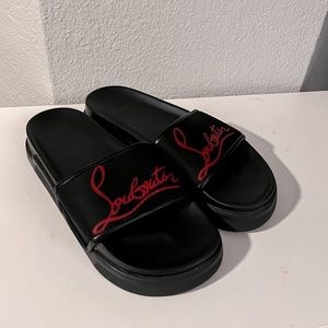 Christian Louboutin Logo Slides ❣️